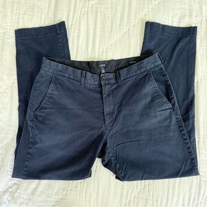 J.Crew Flex Chino Pants Straight Fit Navy Blue W33 L30